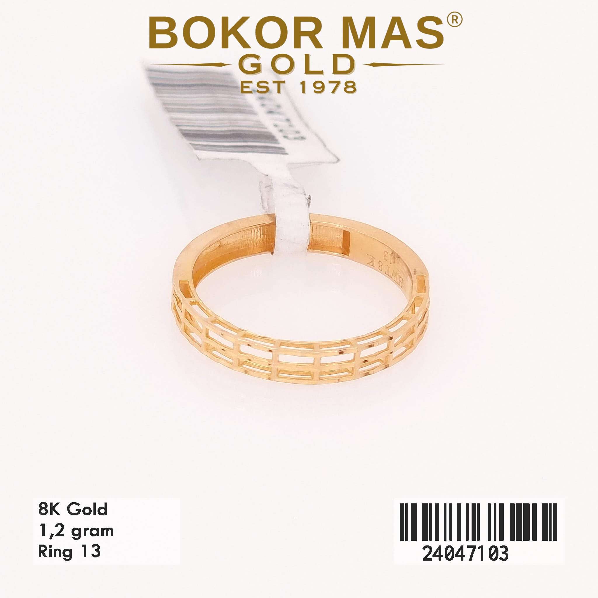 Cincin Ring Variasi Tanpa Permata - 24047103 - 8K