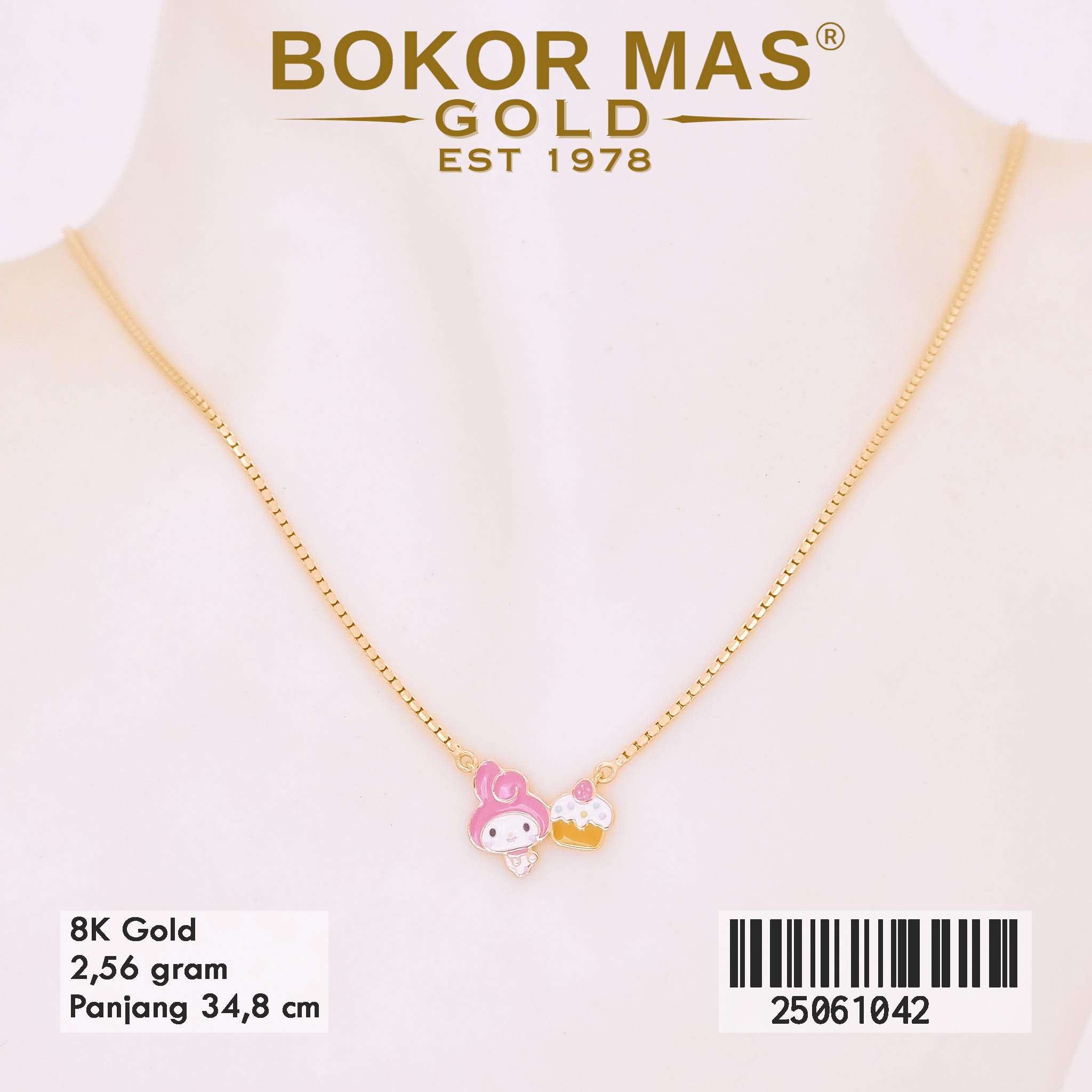 Kalung Emas Anak Variasi Boneka Melodi - 25061042 - 8K
