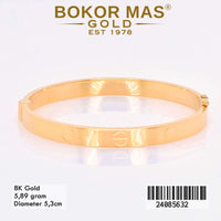 Gelang  Emas Bangkok Variasi Tanpa Mata - 24085632 - 8K