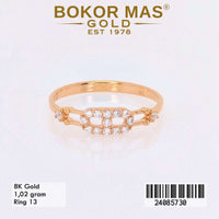 Cincin Emas  Variasi DD Stone - 24085730 - 8K