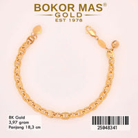 Gelang Emas Rantai Hermei -  25048341 - 8K