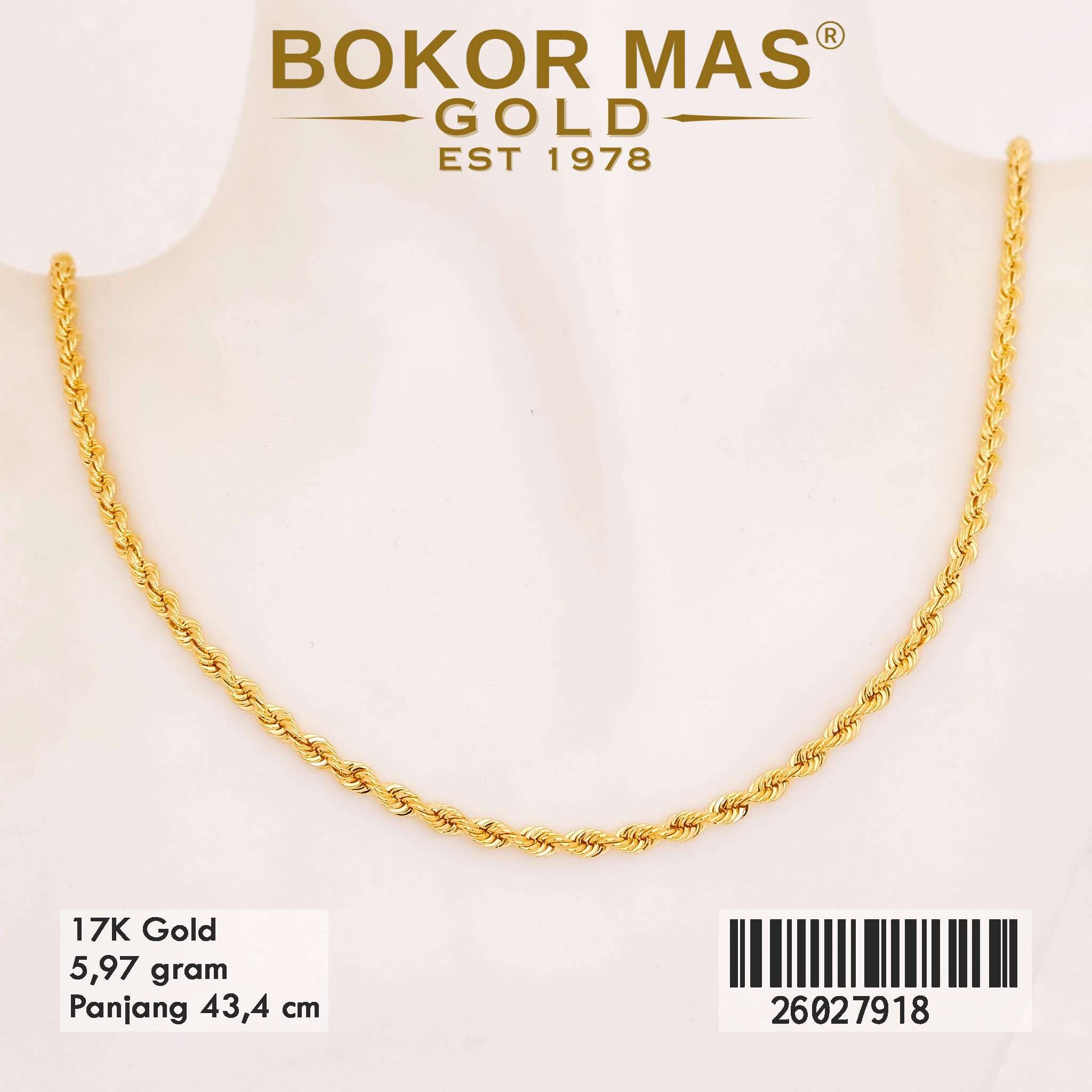  Kalung Tambang Korea - 26027918 - 17K