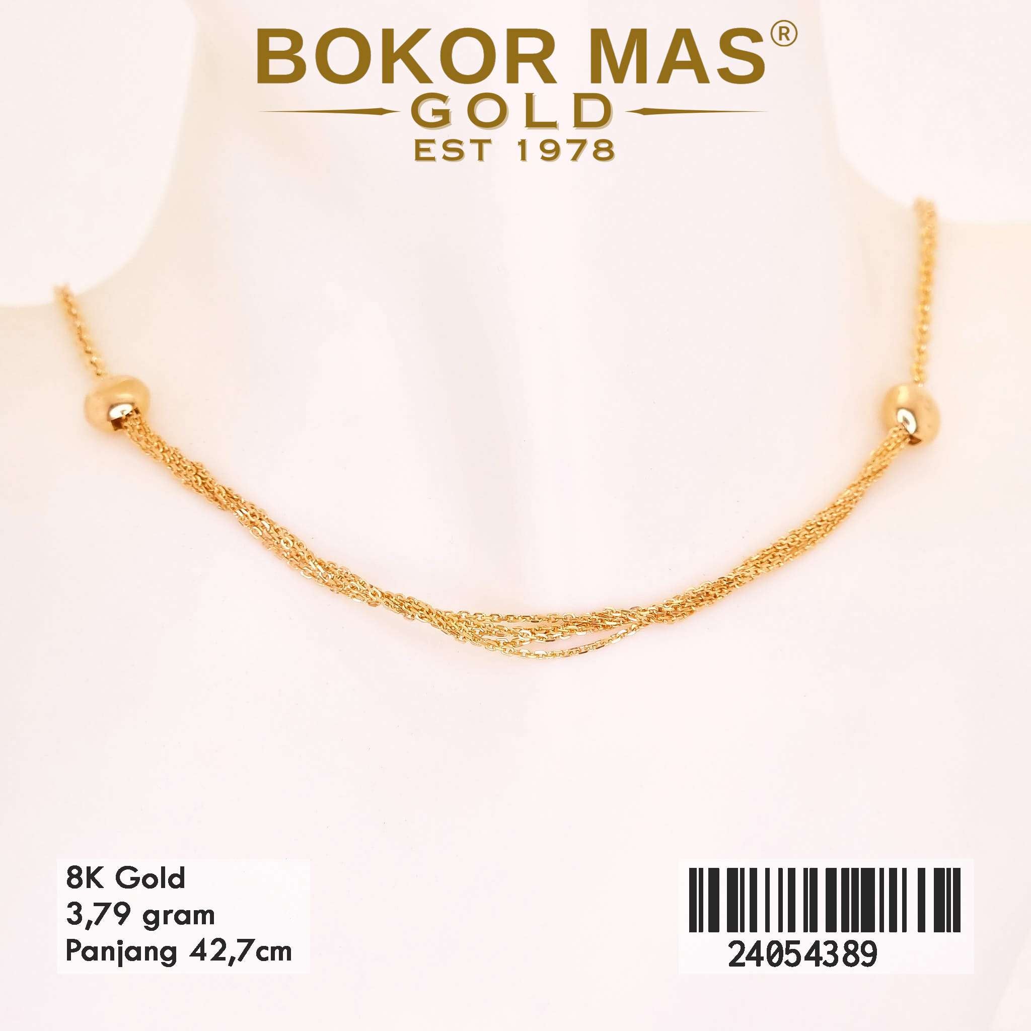 Kalung Layer Variasi Tanpa Permata - 24054389 - 8K