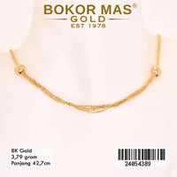 Kalung Emas Layer Variasi Tanpa Permata - 24054389 - 8K