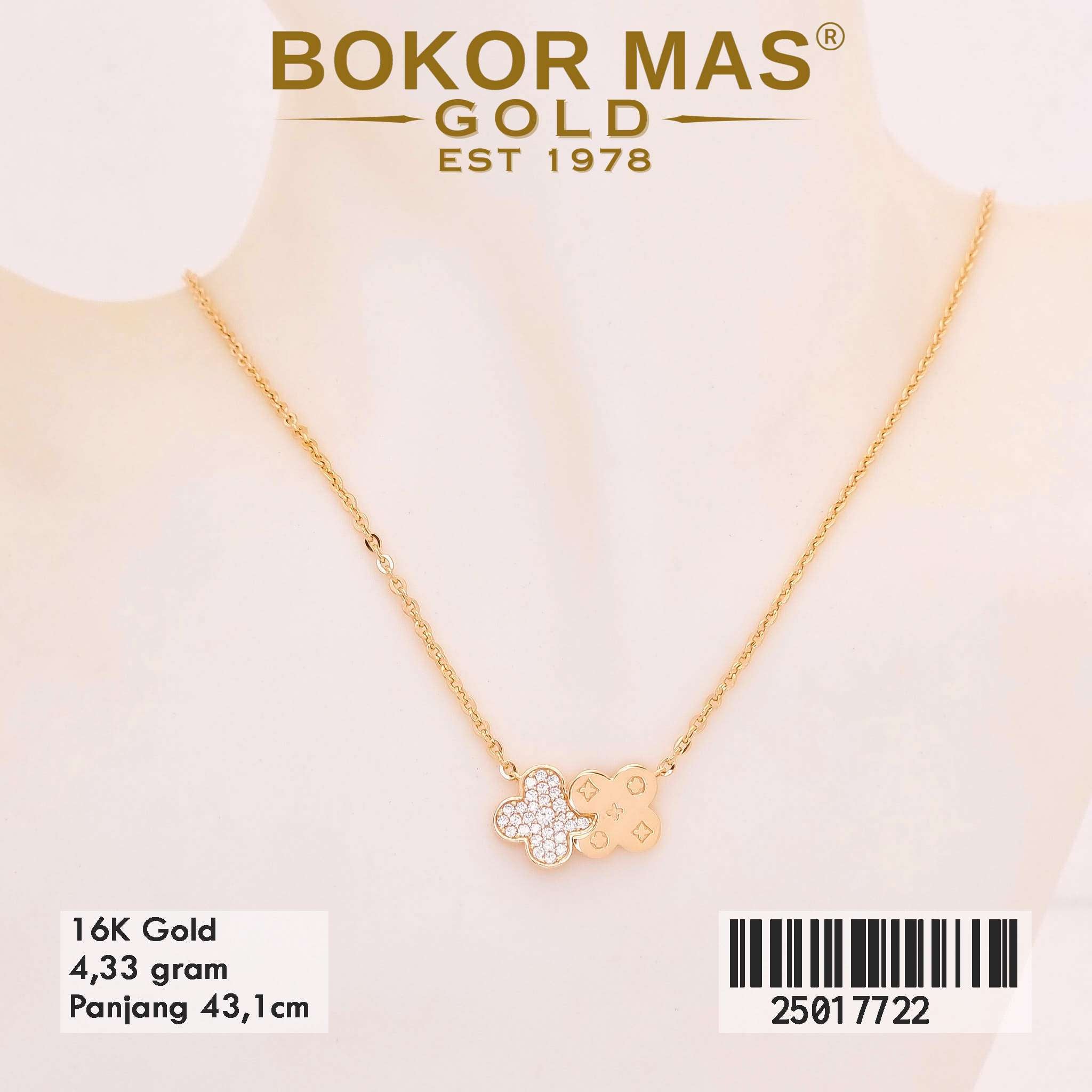 Kalung Variasi Bunga - 25017722 - 16K