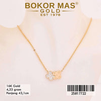 Kalung  Emas Variasi Bunga - 25017722 - 16K