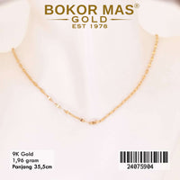 Kalung Emas Anak Toscano Variasi Tanpa Permata - 24075904 - 9K