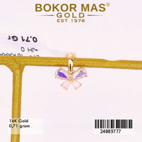 Liontin  Emas Variasi Kupu-kupu - 24089777 - 16K