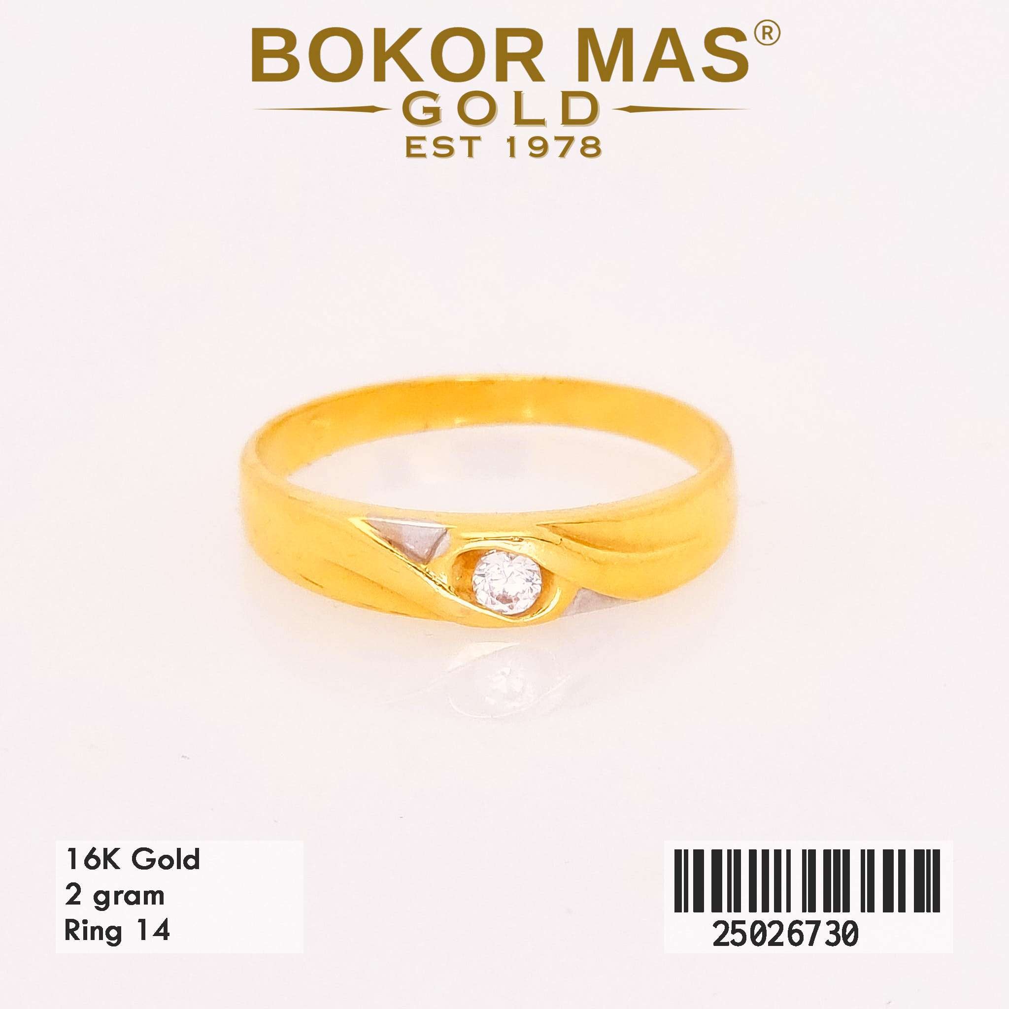 Foto Cincin Emas Asli Cincin Nikah Permata  - Perhiasan Asli Bokormas Gold
