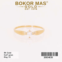 Cincin Variasi Permata Solitaire - 26034636 - 8K