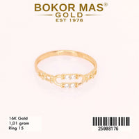 Cincin Emas  Variasi Tiff Permata - 25008176 - 16K