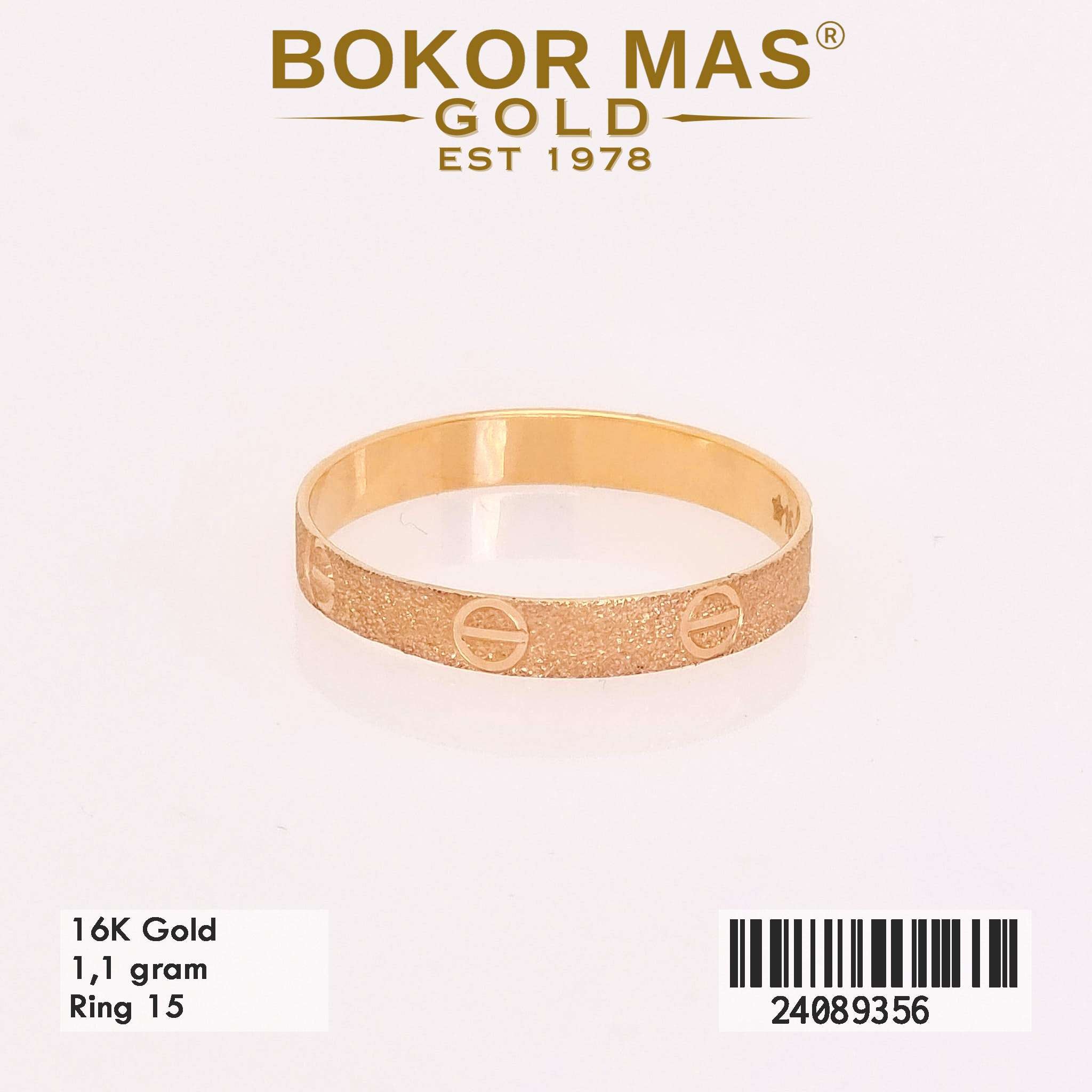Foto Cincin Emas Asli Cincin Model Ctr Lov  - Perhiasan Asli Bokormas Gold