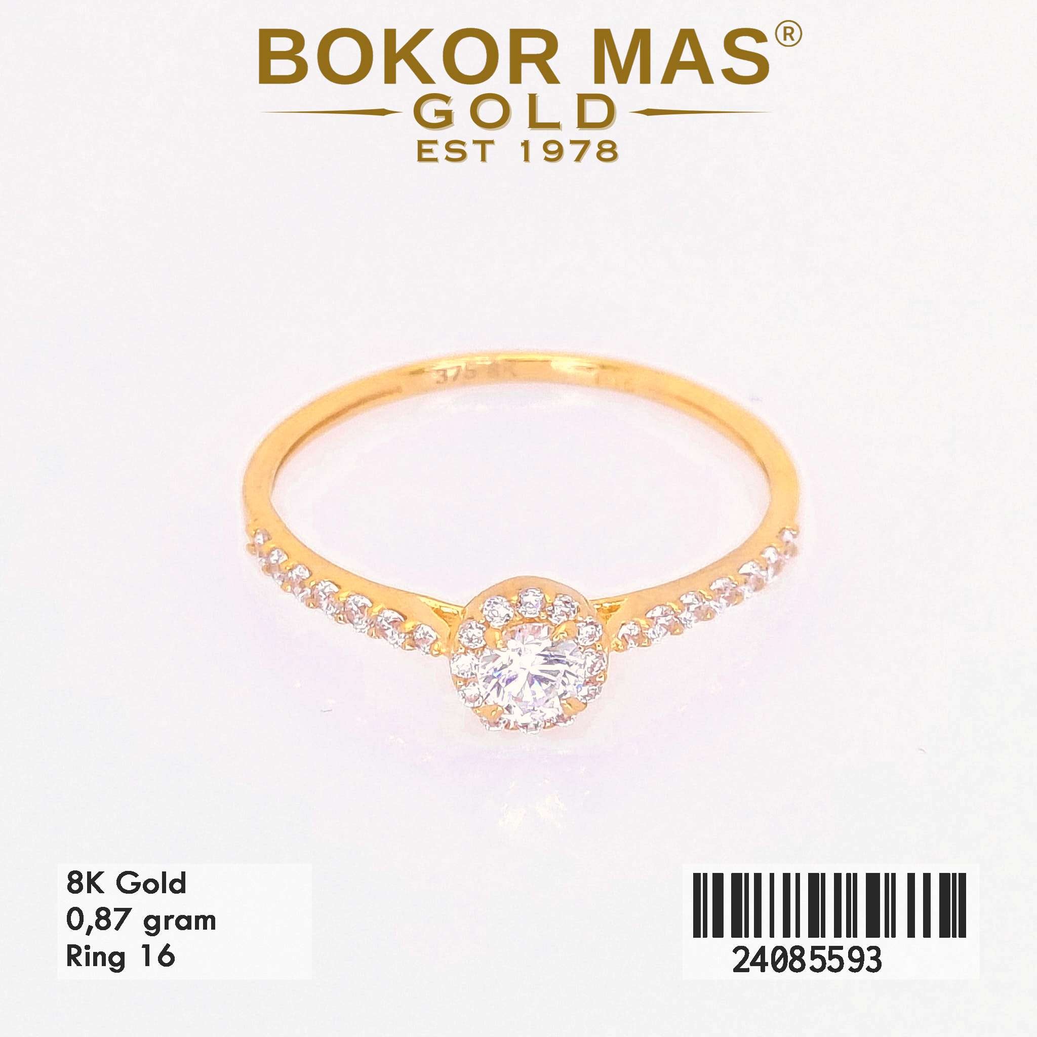 Cincin Variasi Permata - 24085593 - 8K