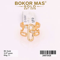 Cincin Emas Variasi Permata - 24075426 - 8K