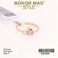 Cincin Emas Anak Variasi Boneka - 24075606 - 8K