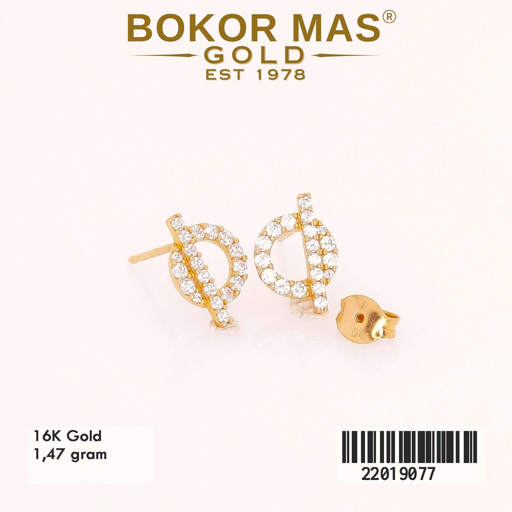 Giwang Tusuk Variasi Permata - 22019077 - 16K