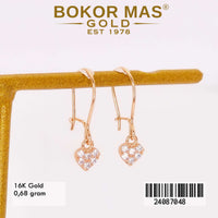 Anting Emas  Desi Love Variasi Permata  - 24087048 - 16K