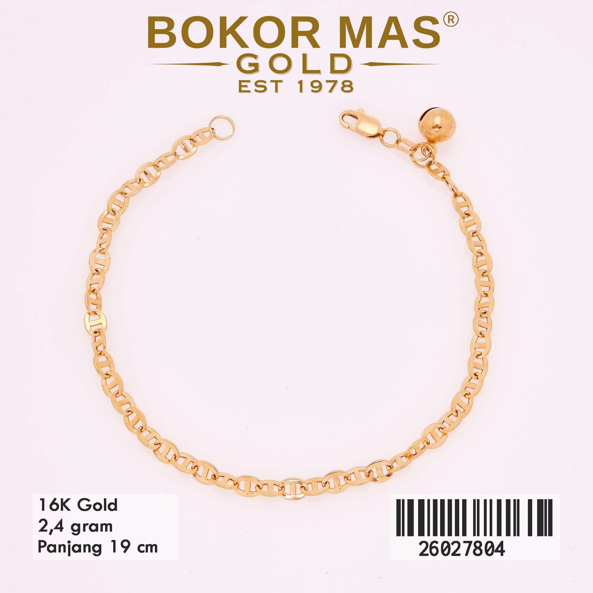  Gelang Rantai hermei Castelie - 26027804 - 16K