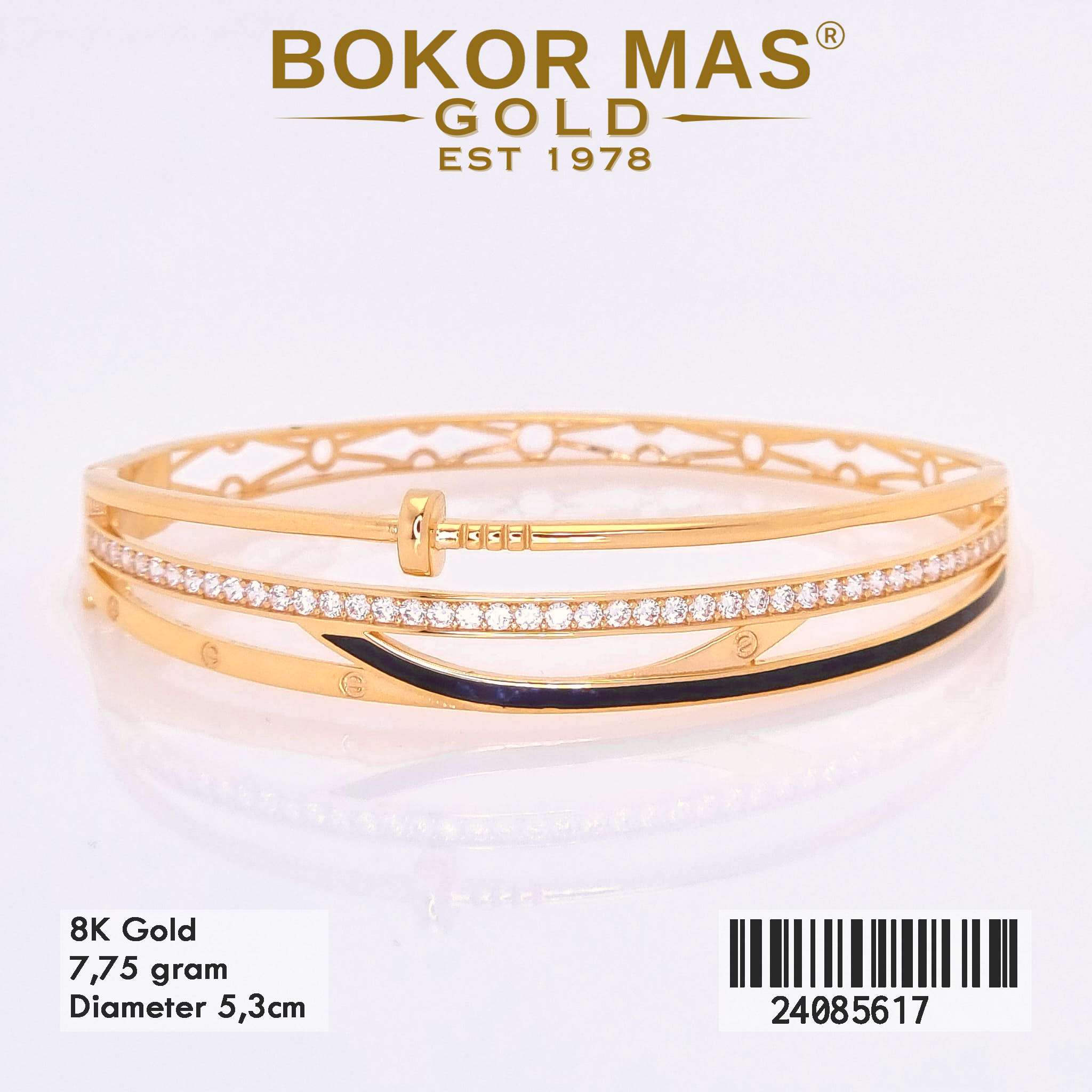 Gelang Bangkok Variasi Permata - 24085617 - 8K