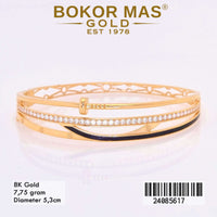 Gelang  Emas Bangkok Variasi Permata - 24085617 - 8K