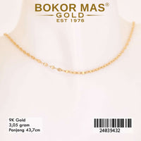 Kalung Emas Pecah Kopi Variasi Tanpa Permata - 24039432 - 8K