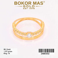 Cincin Emas  Variasi Permata - 24085562 - 8K