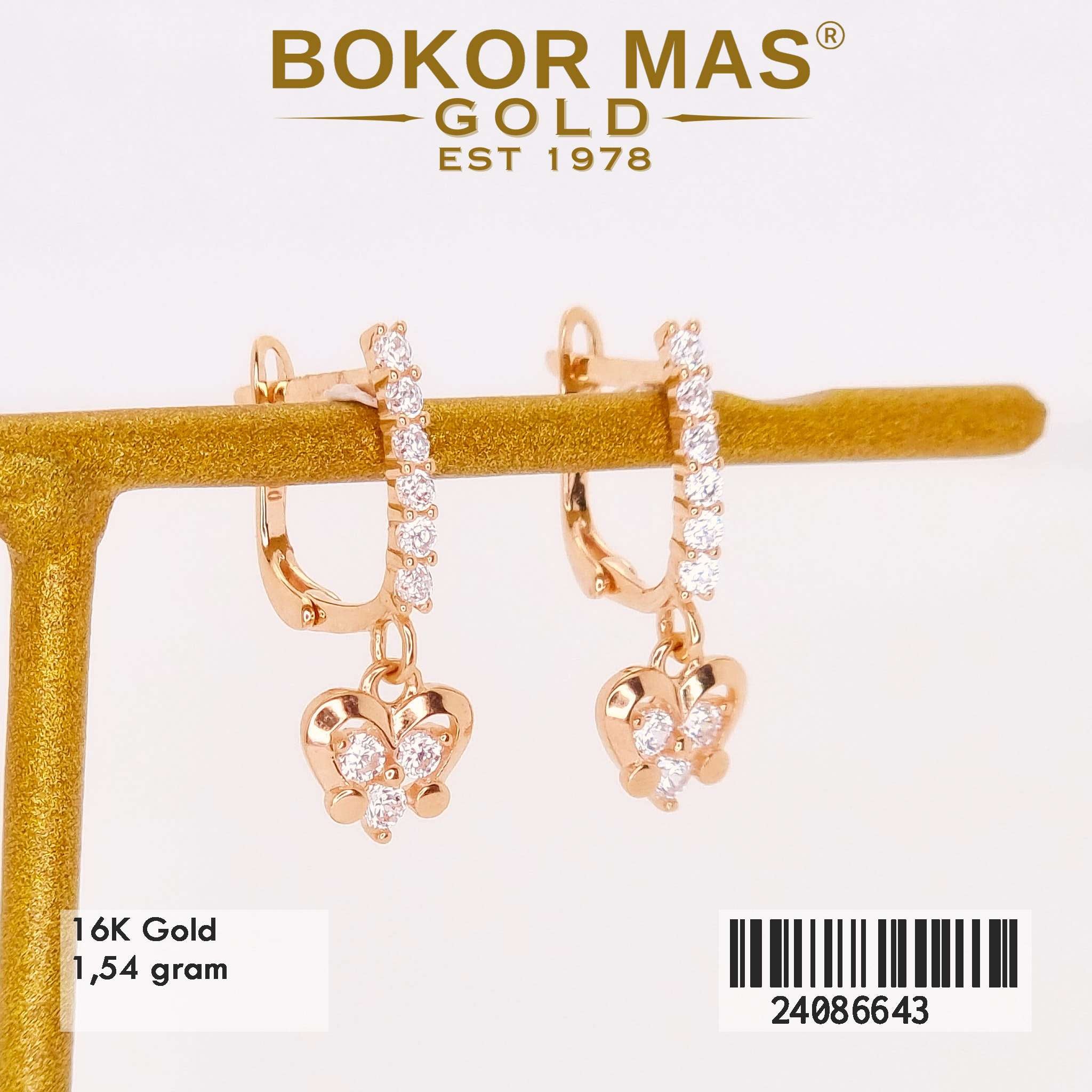 Anting Klip Variasi Permata  - 24086643 - 16K
