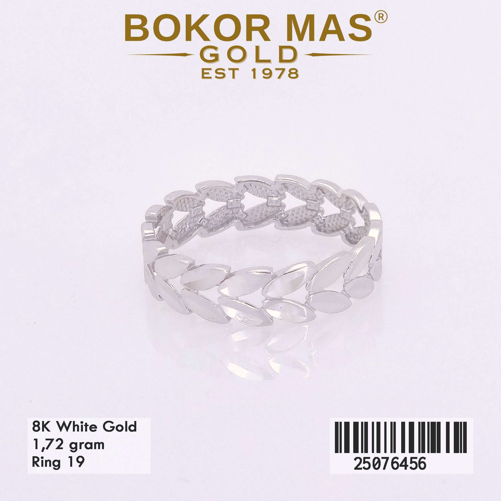 Cincin Daun Variasi Tanpa Permata - 25076456 - 8K