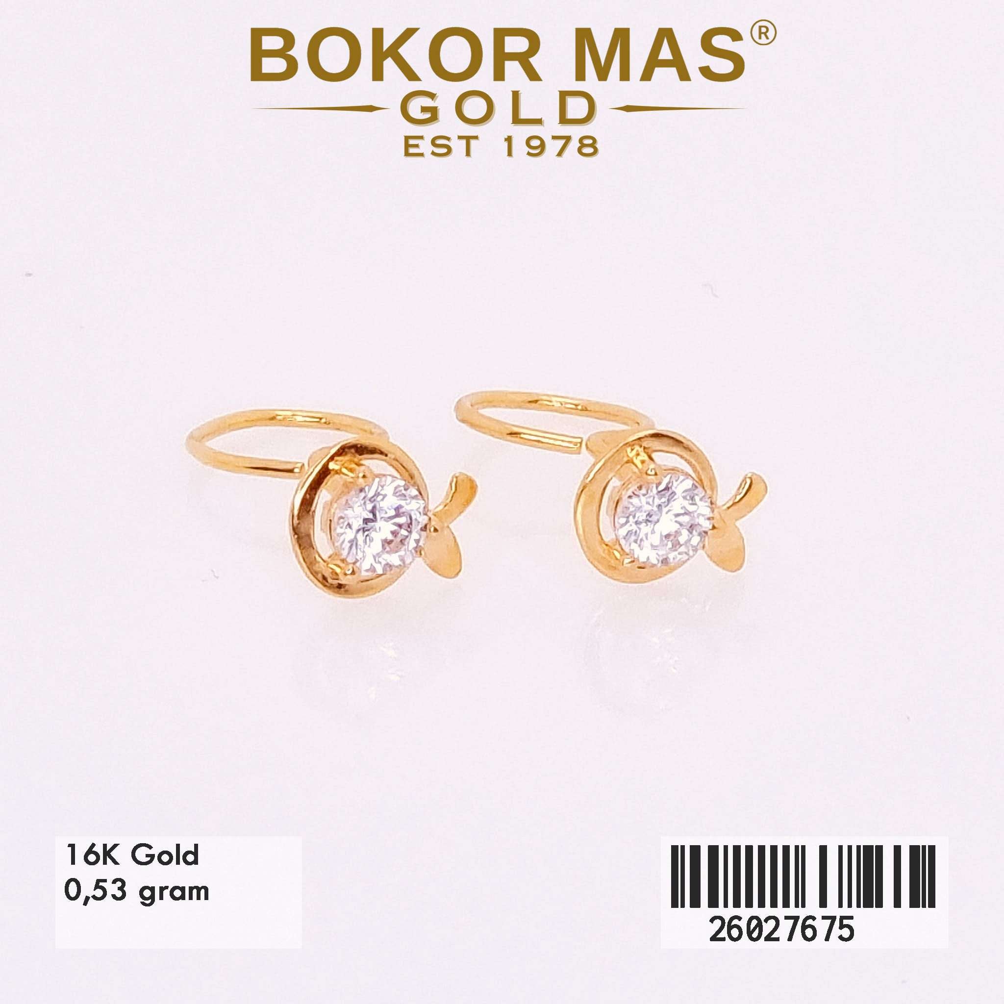  Anting Toge Model Permata - 26027675 - 16K