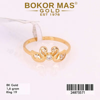 Cincin Emas Variasi Angsa - 24075571 - 8K