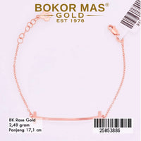 Gelang Emas Rantai Siyem Variasi Plat - 25053886 - 8K