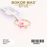 Cincin Emas Anak Variasi Boneka - 24048661 - 8K