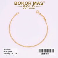 Gelang Rantai Variasi Tanpa Permata - 25081888 - 8K