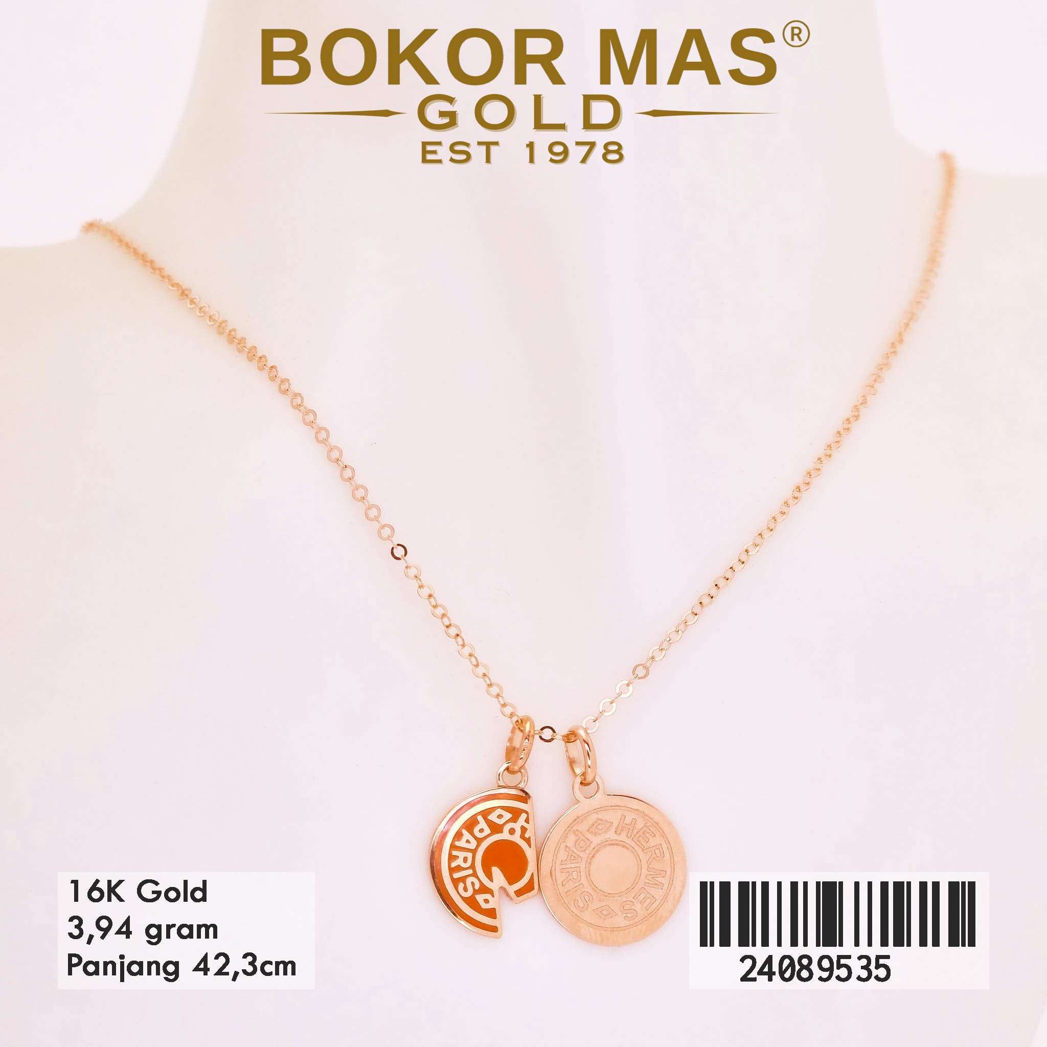 Kalung Siyem Variasi Model Tanpa Permata - 24089535 - 16K