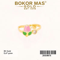 Cincin Anak Ongsrot Variasi Bunga Tulip - 26030076 - 8K