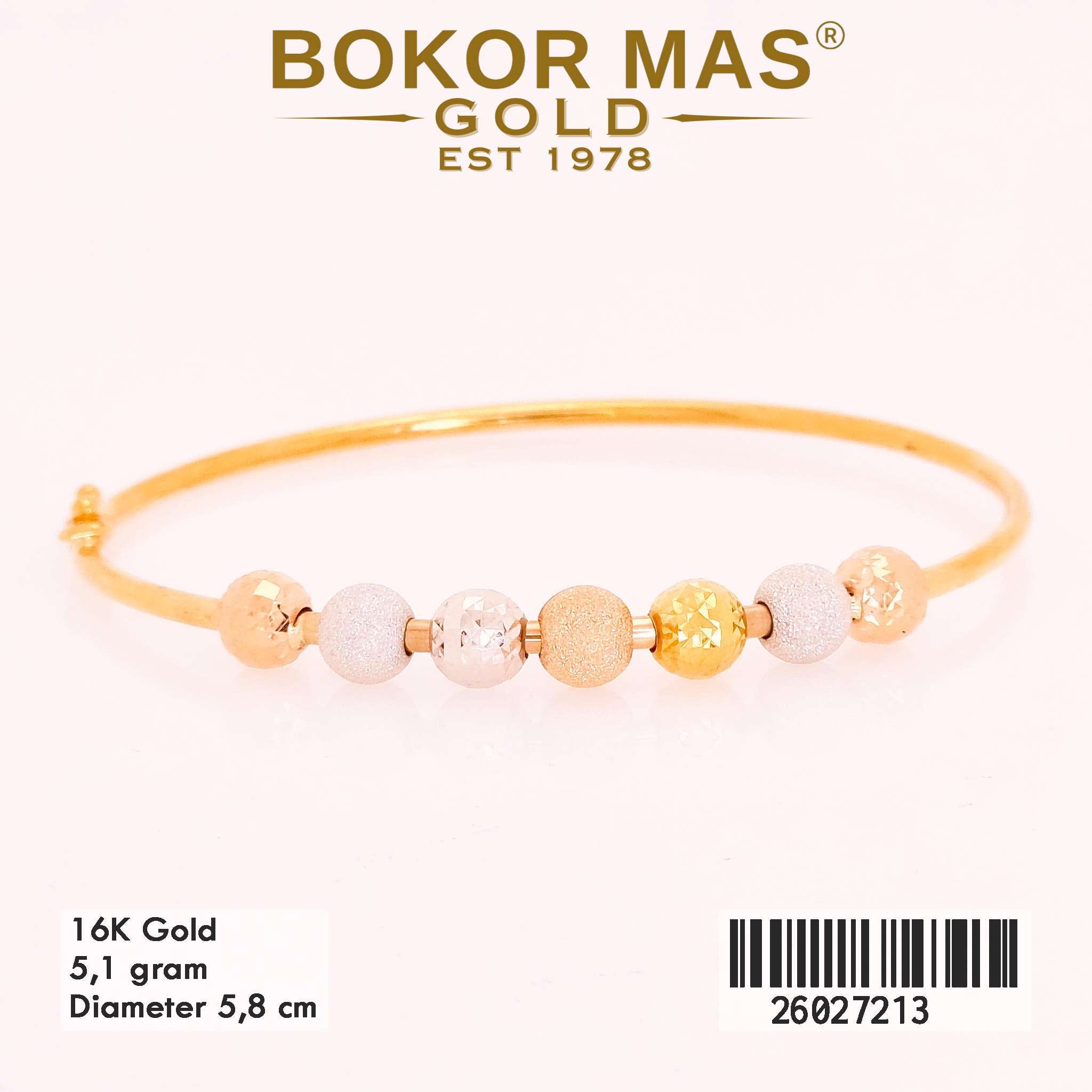  Gelang Kaku Boba - 26027213 - 16K