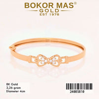 Gelang  Emas Bangkok Anak Variasi Pita - 24085810 - 8K