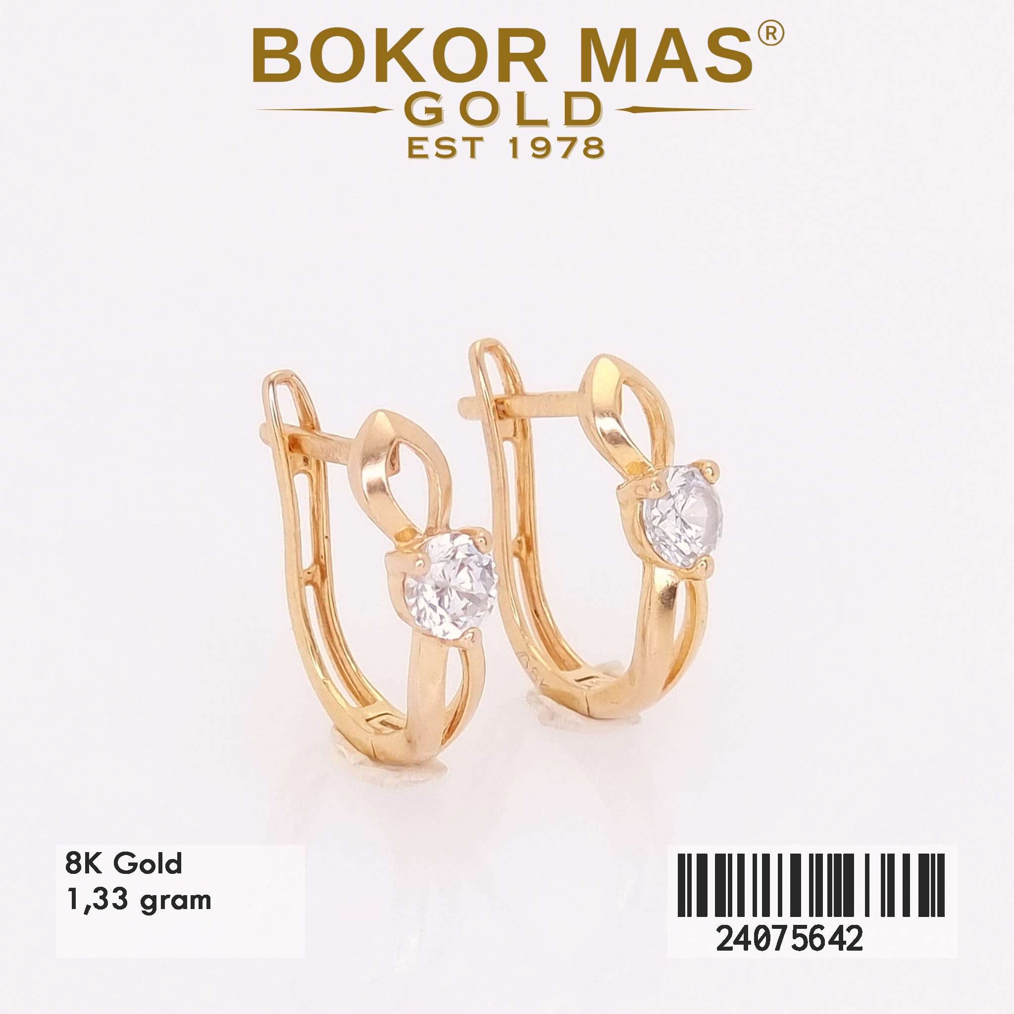 Anting Klip Variasi Permata - 24075642 - 8K