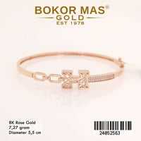 Gelang  Emas Bangkok Variasi Permata - 24052563 - 8K