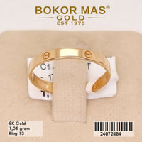 Cincin Emas Variasi Tanpa Permata - 24072404 - 8K