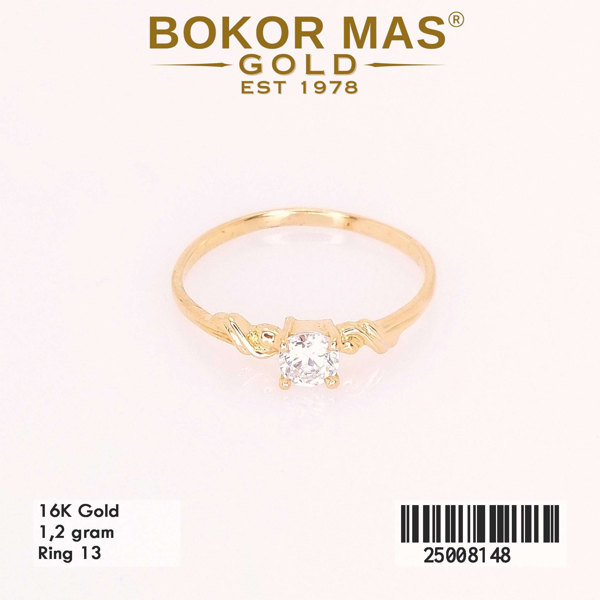 Cincin Variasi Batu Permata - 25008148 - 16K