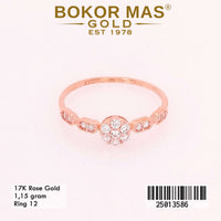 Cincin Emas  Variasi Permata - 25013586 - 17K