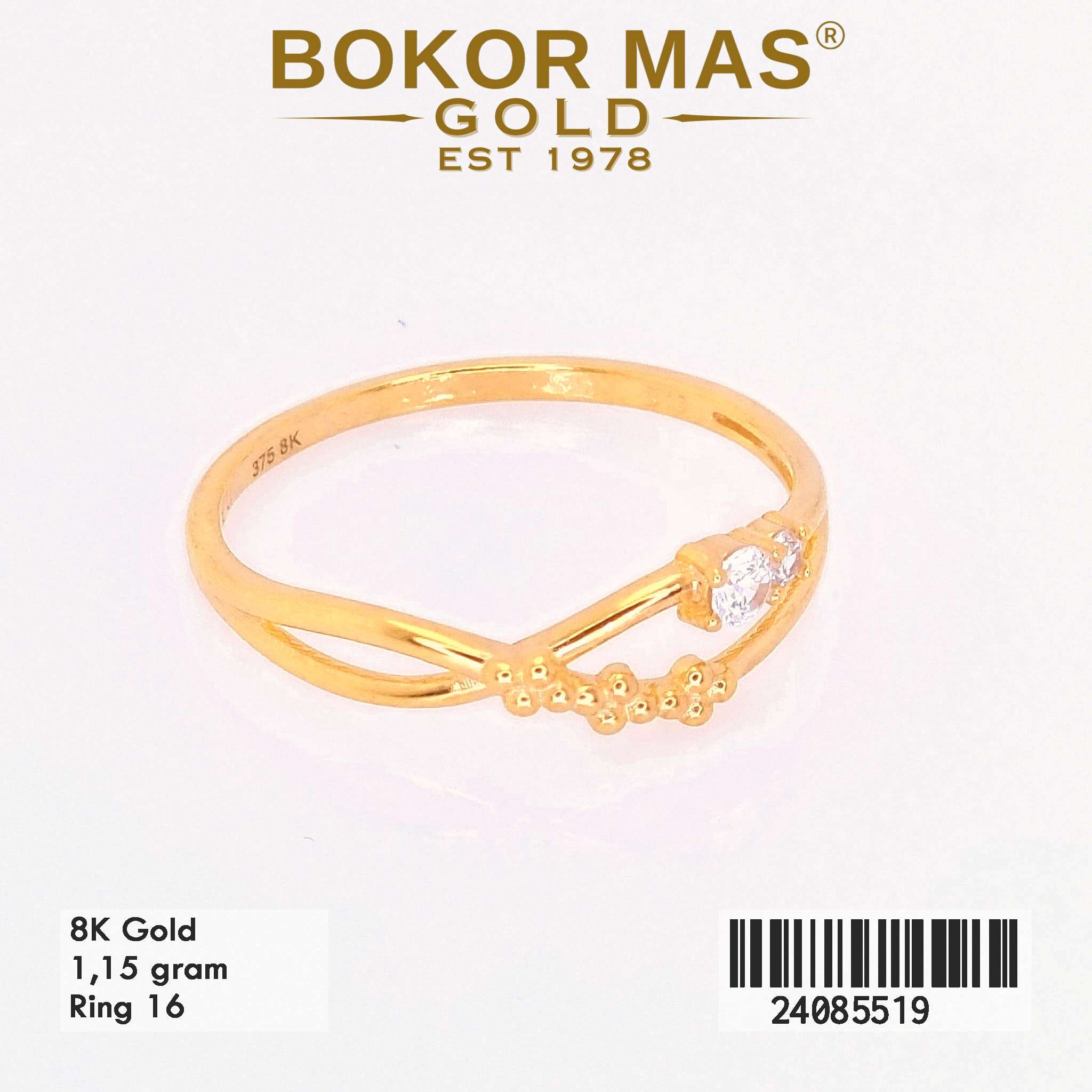 Cincin Variasi Permata - 24085519 - 8K