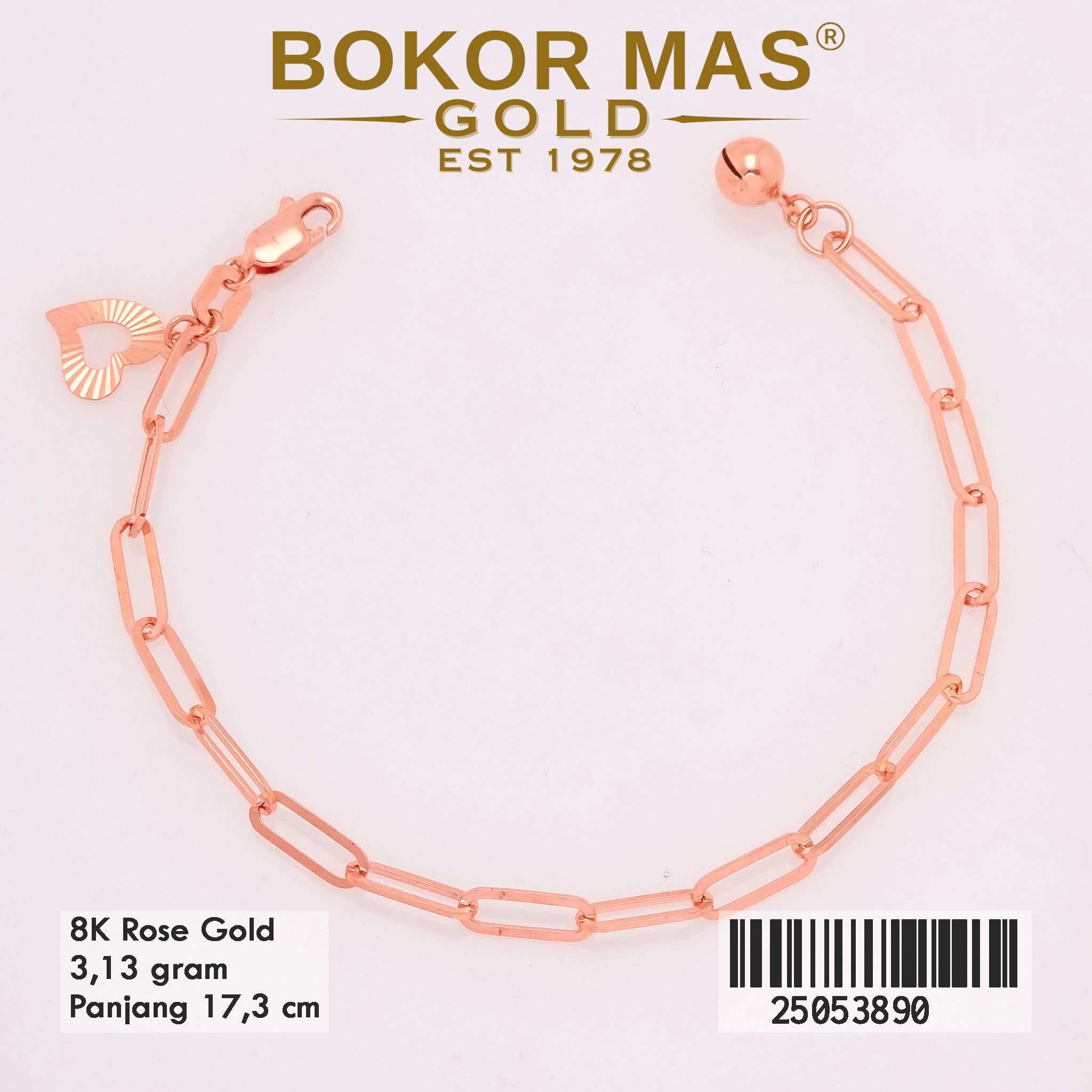Gelang Emas Rantai Variasi Paperline  - 25053890 - 8K