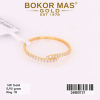 Cincin Emas  Variasi Permata Tumpuk - 24089737 - 16K