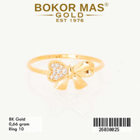 Cincin Variasi Pita Permata - 26030025 - 8K