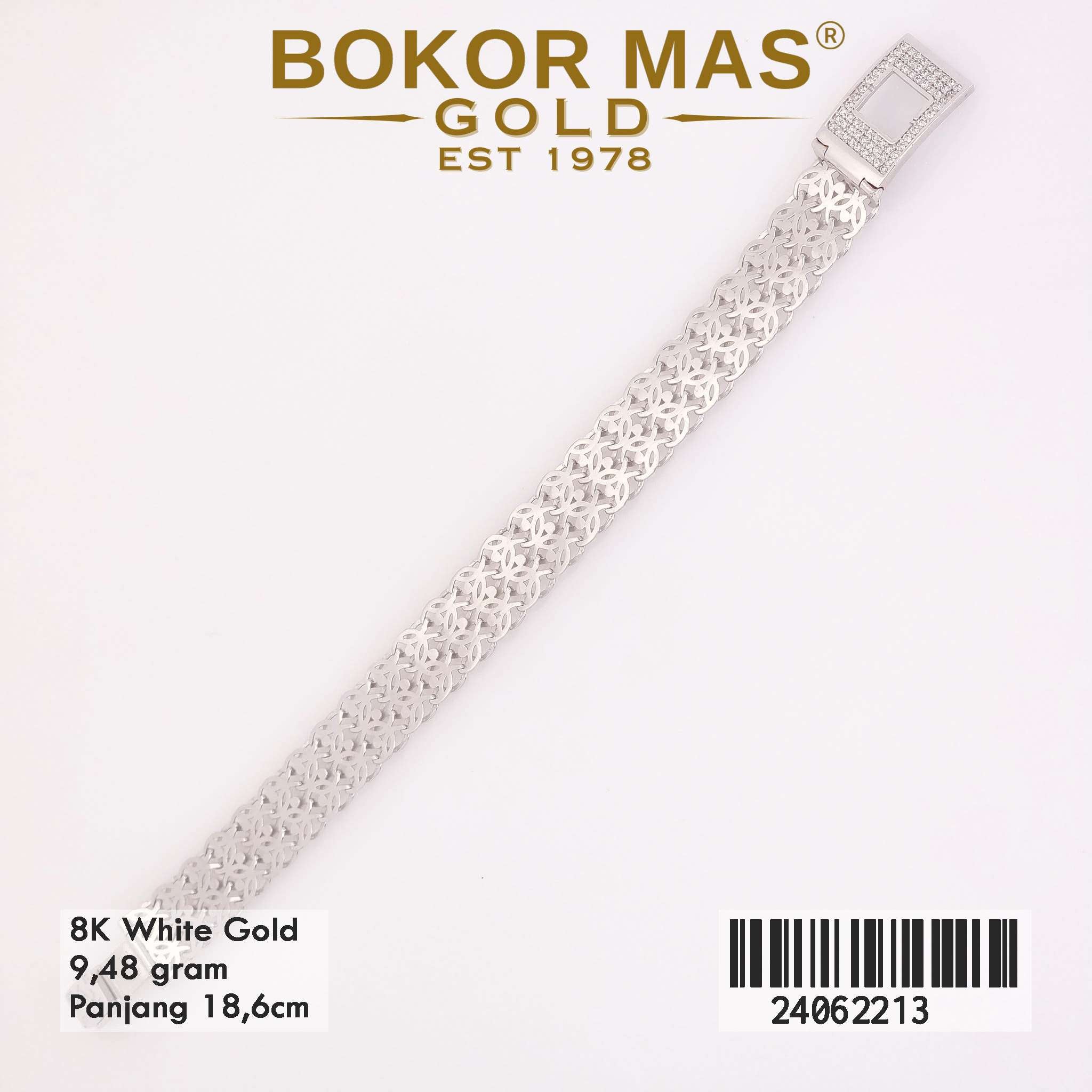 Gelang Rolex Tanpa Permata - 24062213 - 8K