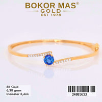 Gelang  Emas Bangkok Variasi Permata Warna - 24085623 - 8K