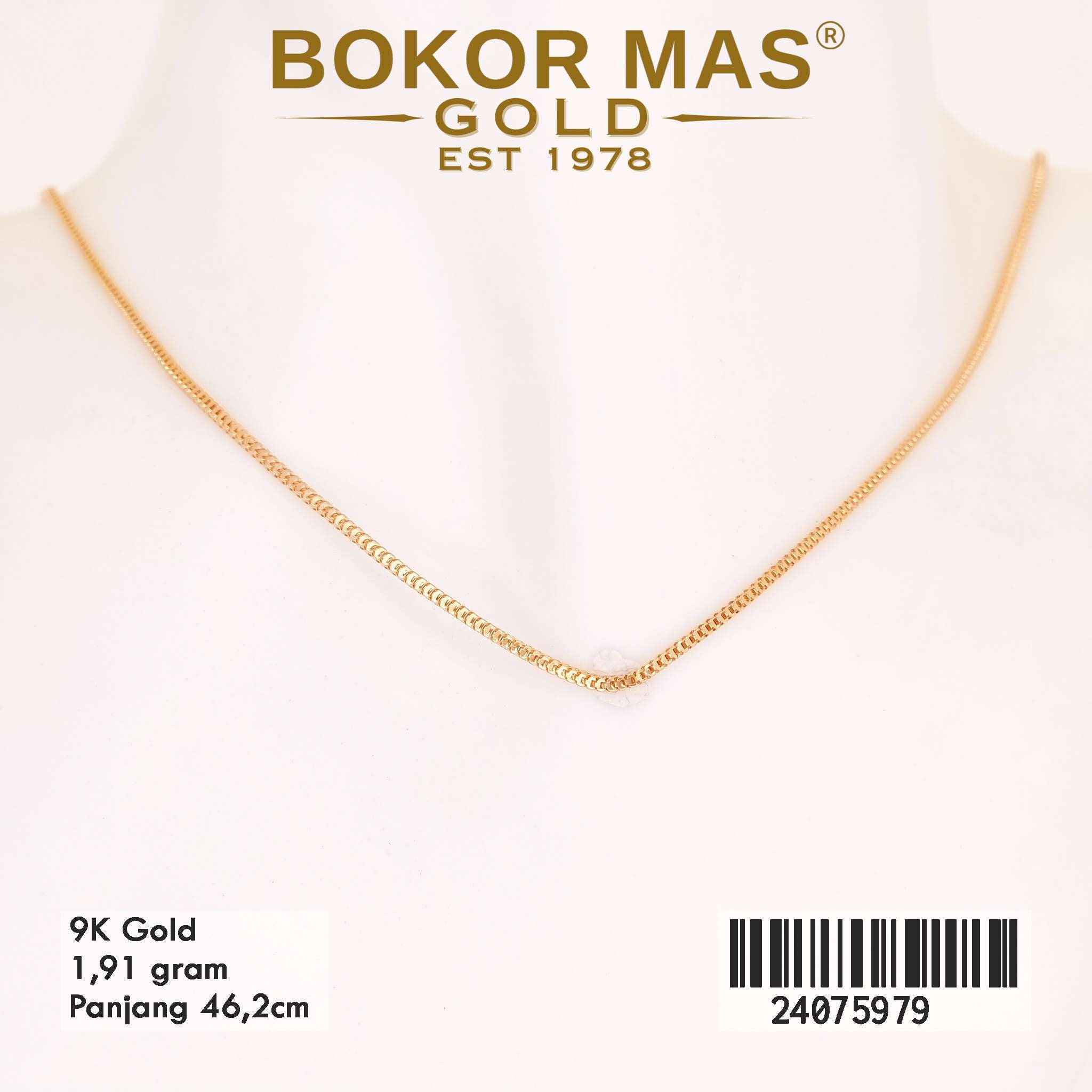 Kalung Milano Tanpa Permata - 24075979 - 9K