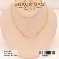 Kalung Emas Siyem Variasi Tanpa Permata - 24054377 - 8K